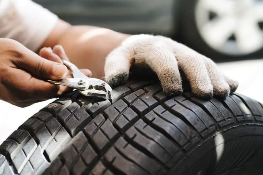 Puncture Repair & Locking Nut Removal